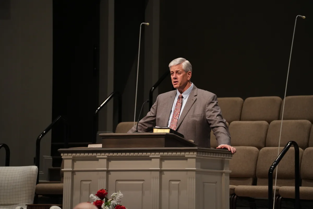 Bible preaching at Calvary